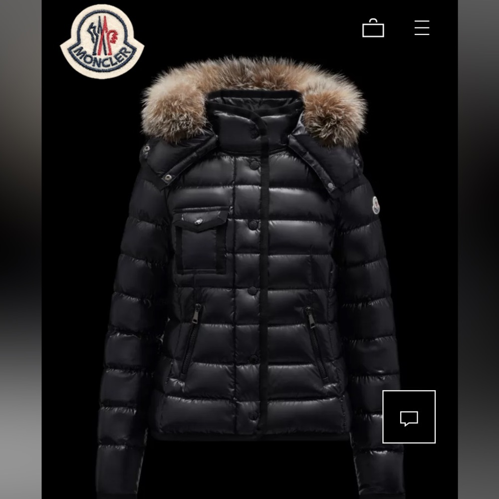 Moncler Armoise Puffer Jacket with Fur hood